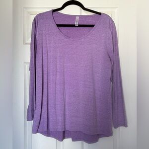 LuLaRoe Lavender Long Sleeve Top